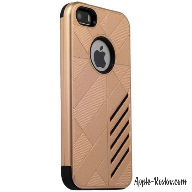 Пластиковый чехол бежевого цвета