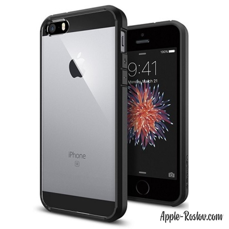 Прозрачный бампер с чёрной рамкой