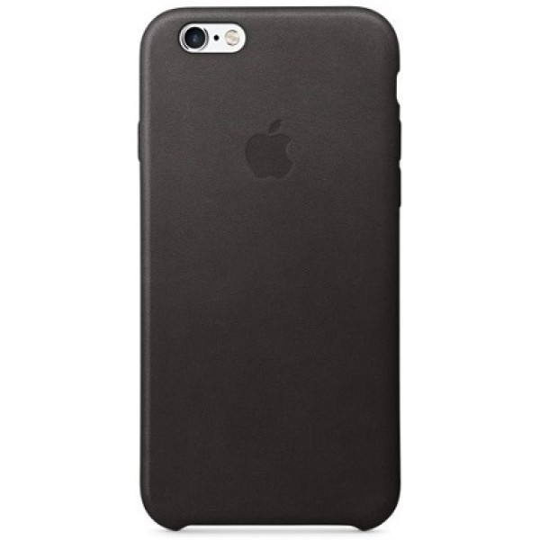 Кожаный чехол для iPhone 6/6s чёрного цвета
