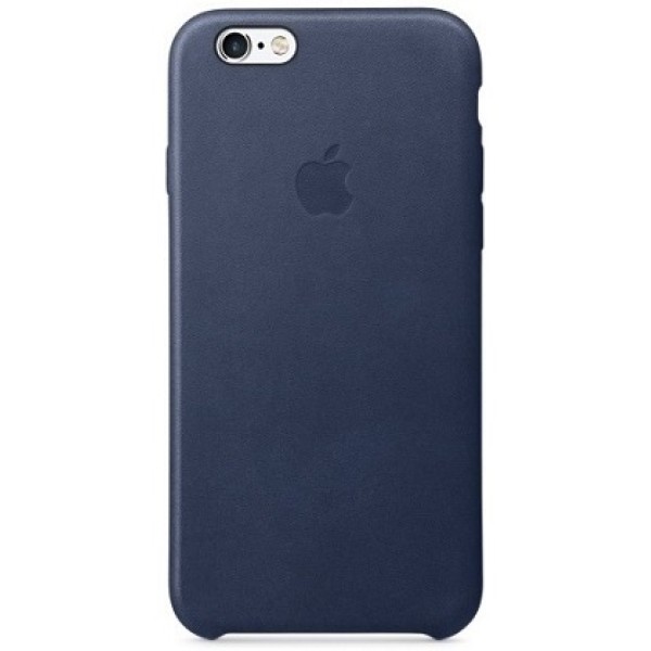 Кожаный чехол для iPhone 6/6s тёмно-синего цвета