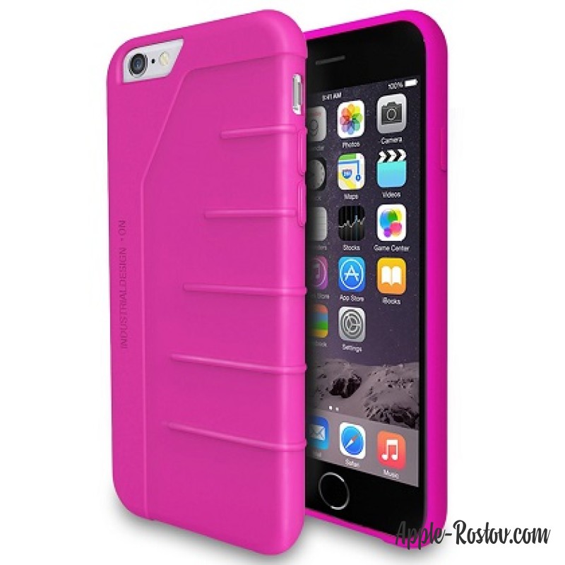 Силиконовая накладка ярко розового цвета