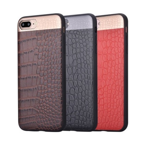 Чехол из кожи двух цветов