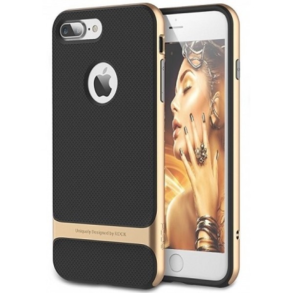 Матовый чехол чёрного цвета с золотистой глянцевой рамкой