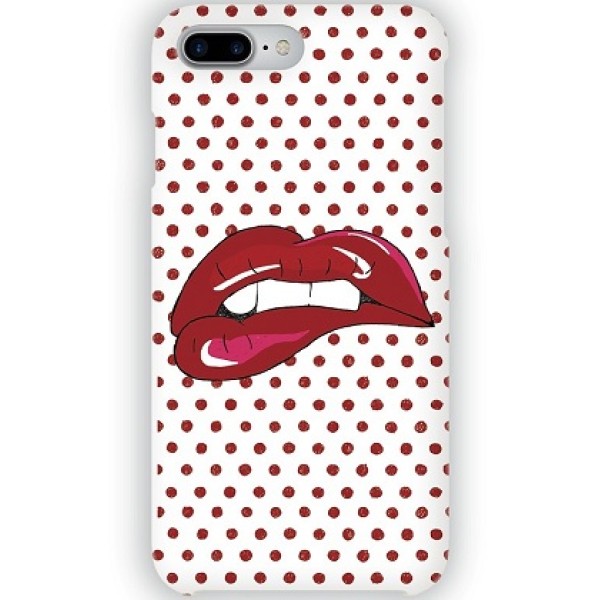 Пластиковый чехол "Губы"