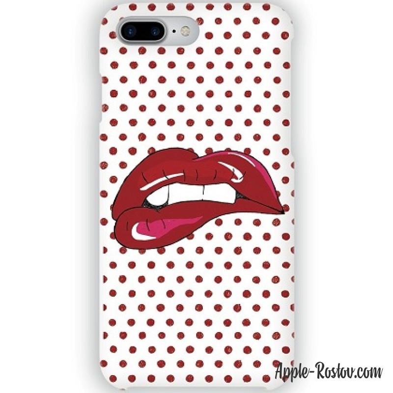 Пластиковый чехол "Губы"