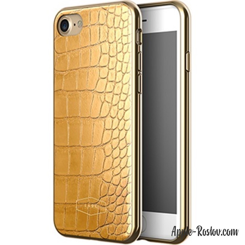 Чехол "Крокодил" жёлтого цвета