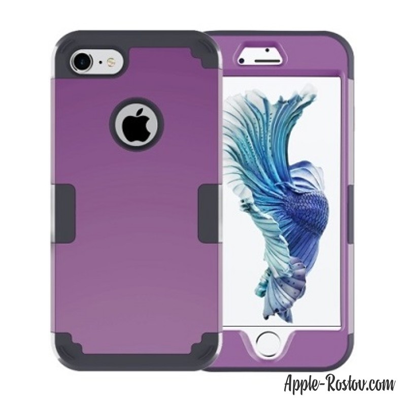 Защитный бампер фиолетового цвета для iPhone 8/7