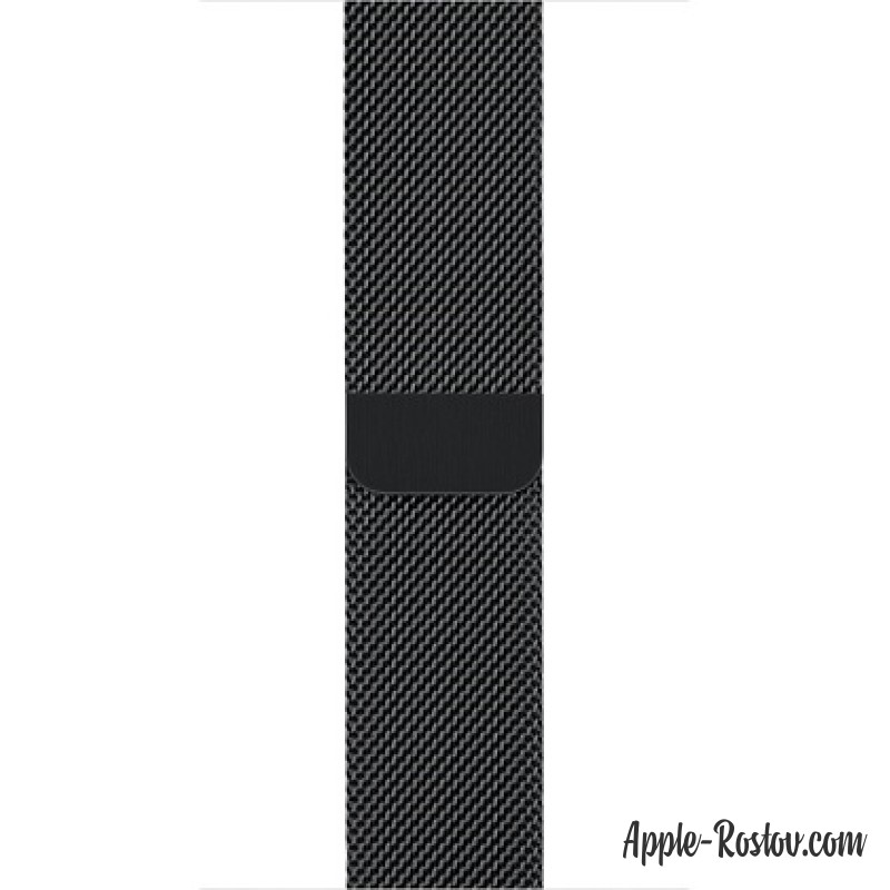 Миланский сетчатый браслет цвета "чёрный космос" (для корпуса 38 мм)
