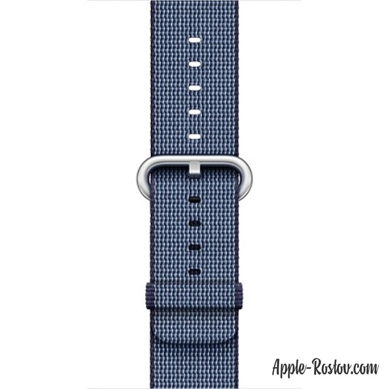 Ремешок из плетёного нейлона тёмно-синего цвета (для корпуса 42 мм)