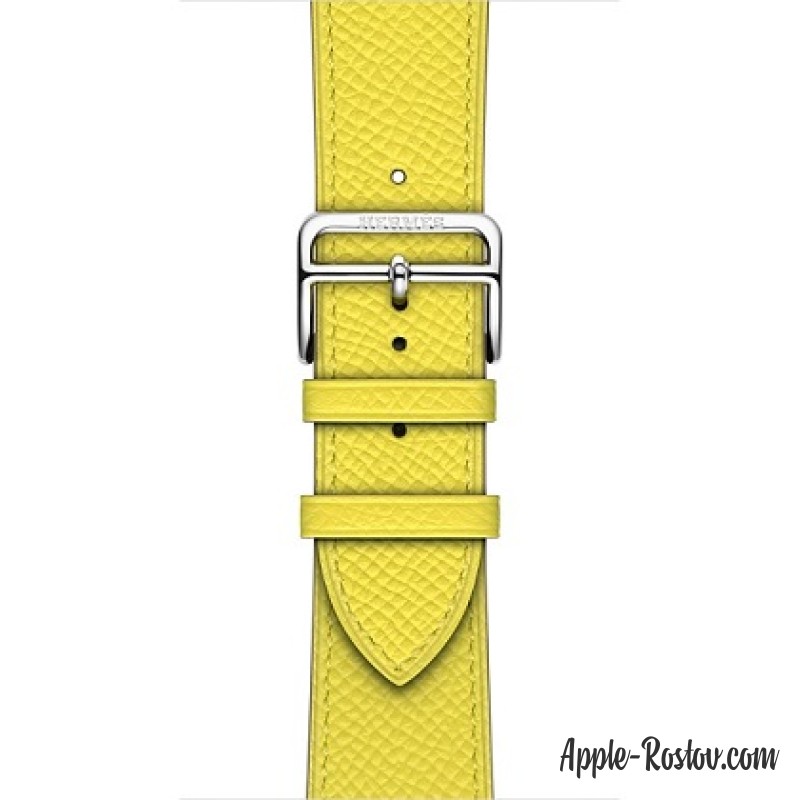 Ремешок Simple Tour из кожи Epsom цвета Lime (для корпуса 42 мм)
