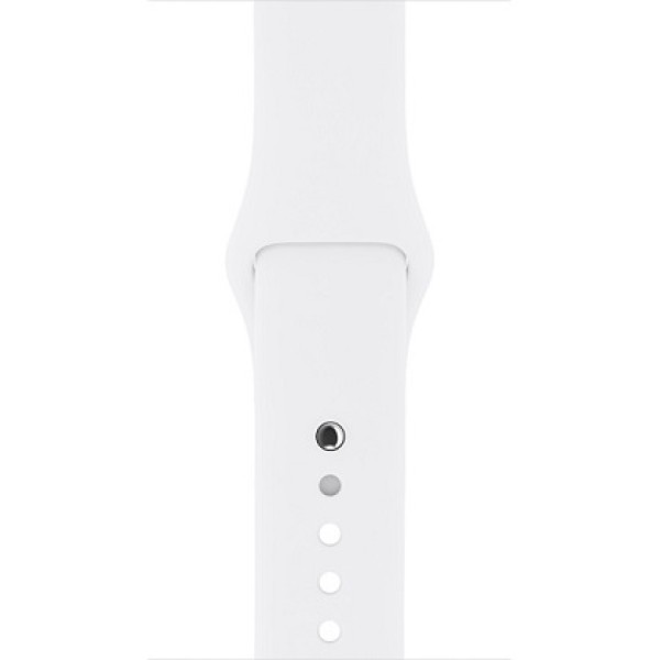Спортивный ремешок белого цвета (для корпуса 42 мм), размеры S/M и M/L