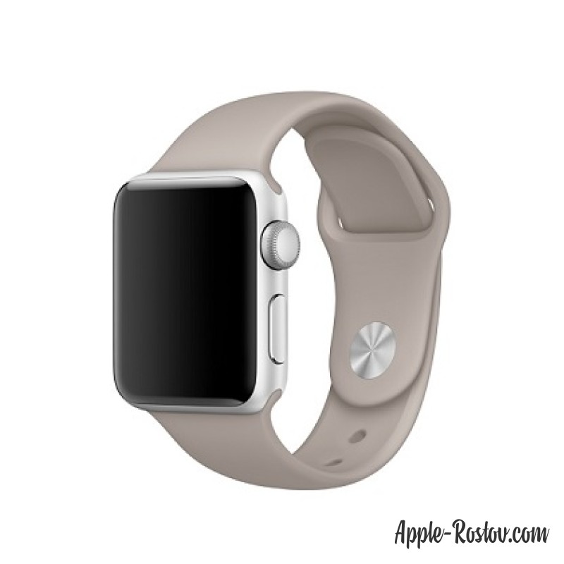 Спортивный ремешок цвета "морская галька" (для корпуса 38 мм), размеры S/M и M/L