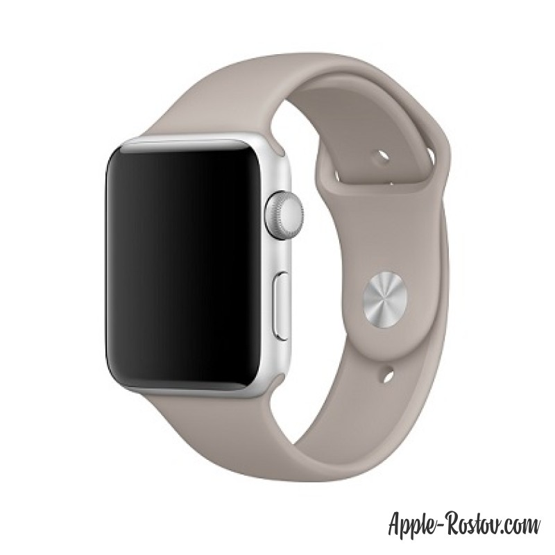 Спортивный ремешок цвета "морская галька" (для корпуса 42 мм), размеры S/M и M/L