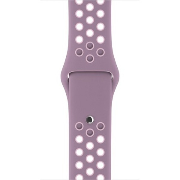 Спортивный ремешок Nike цвета "фиолетовая пыль/сливовая дымка" (для корпуса 38 мм), размеры S/M и M/L