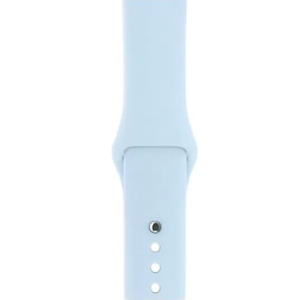 Спортивный ремешок дымчато‑голубого цвета (для корпуса 42 мм), размеры S/M и M/L