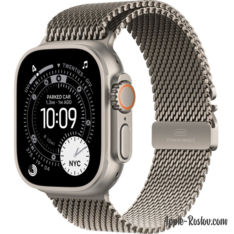 Apple Watch Ultra 3 Natural 49 mm Natural Milanese Loop