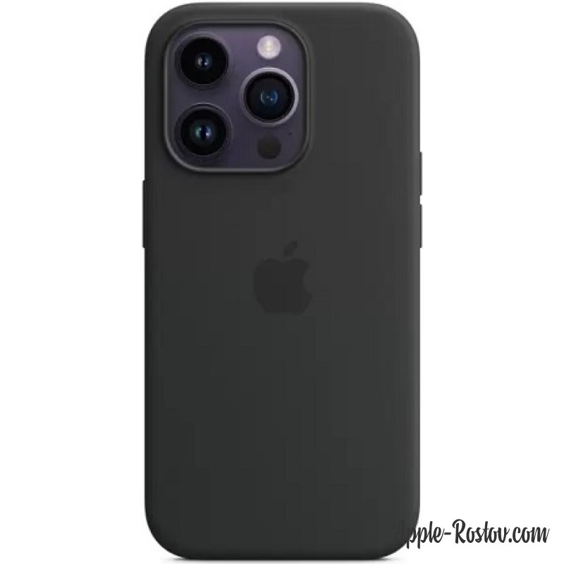 Silicone case iPhone 14 Pro Max MagSafe Midnight