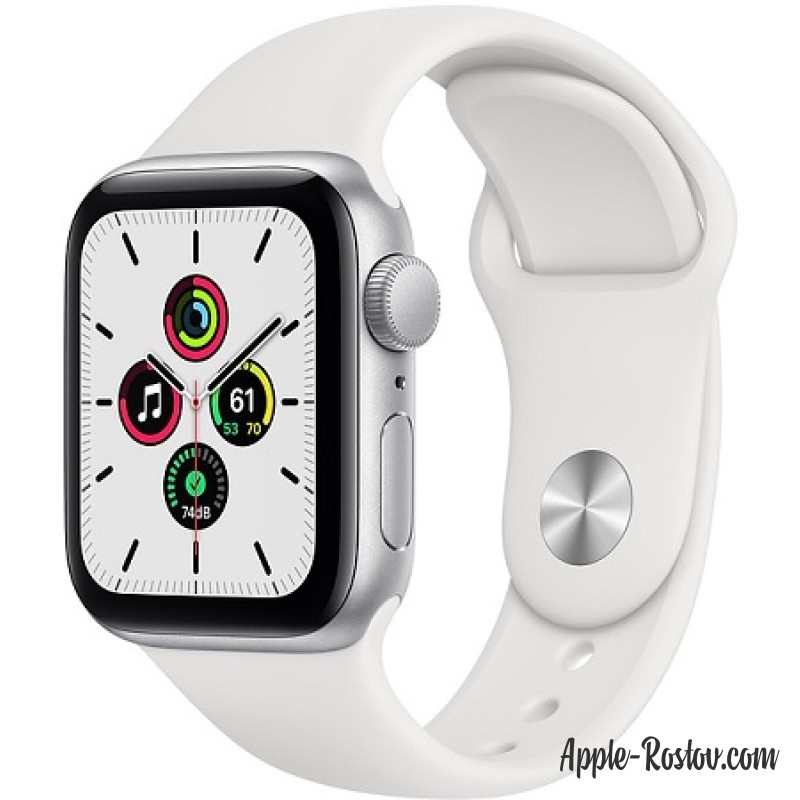 Apple Watch SE 44mm Silver / White