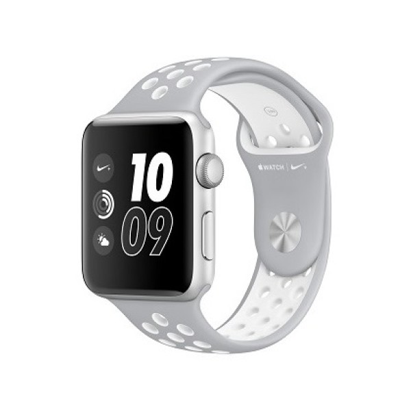 Apple Watch NIKE+ 38 mm silver/silver - white